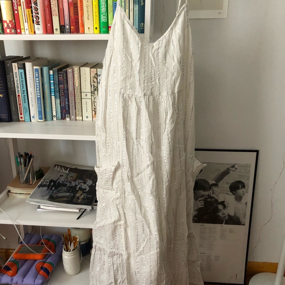 AE Muslin Stripe Midi dress